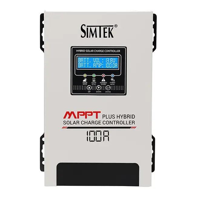 Simtek Mppt Plus Hybrid Solar Charge Controller 170v Voc 100amp Fully Automatic With Dual Lcd & Led Display Auto Detect 12v/24v - SmartEshop.Pk