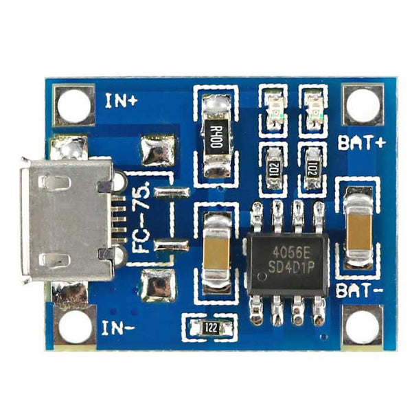 5V MICRO USB 1A TP4056 CHARGING BOARD MODULE8 (SINGLE)