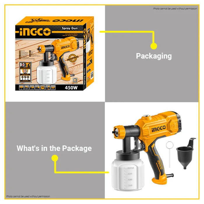 INGCO HVLP Electric Spray Machine 450W INGCO SPG3508 My Store