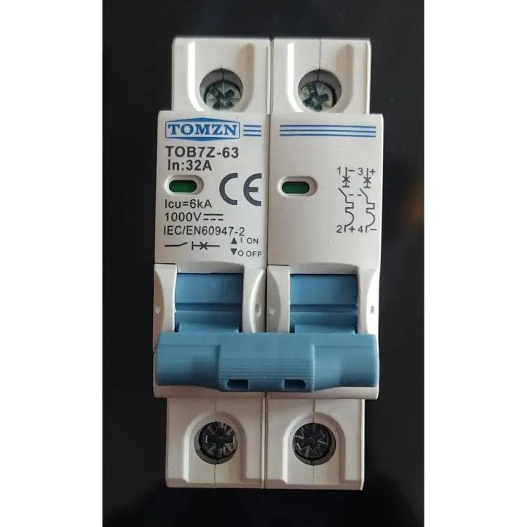 ORIGINAL TOMZN 2P DC Circuit Breaker For Solar - SmartEshop.Pk