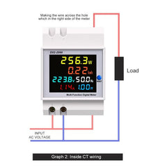 6IN1 Energy Meter 220V 100A