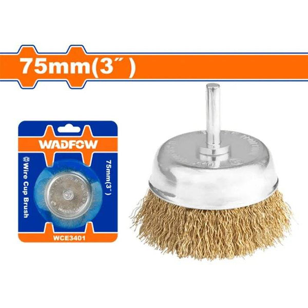 Wadfow Wire Cup Brush WCE3401 - 75mm (3") Diameter