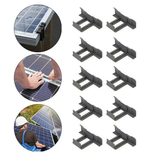 10 Pcs Solar Panel Water Drainage Clips For Water Drain Photovoltaic Panel Water Drain Clips My Store