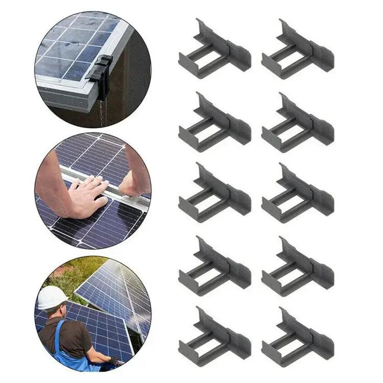 10 Pcs Solar Panel Water Drainage Clips For Water Drain Photovoltaic Panel Water Drain Clips - SmartEshop.Pk