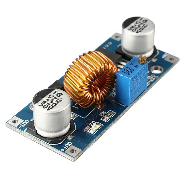 XL4015 Blue 5A DC Step Down Adjustable Power Supply Module LED Lithium Charger Board