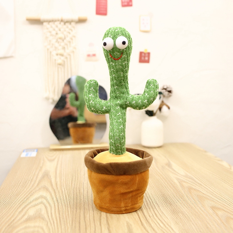 Dancing Cactus Plush Toy Electronic Shake Dancing Toy with the Song Plush  Cute Dancing Cactus Early Toy for Children – SmartEshop